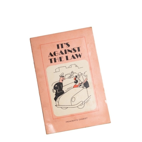 Vintage Reader's Digest "It's Against The Law" Novelty Zine ca. 1971 - Picture 1 of 6